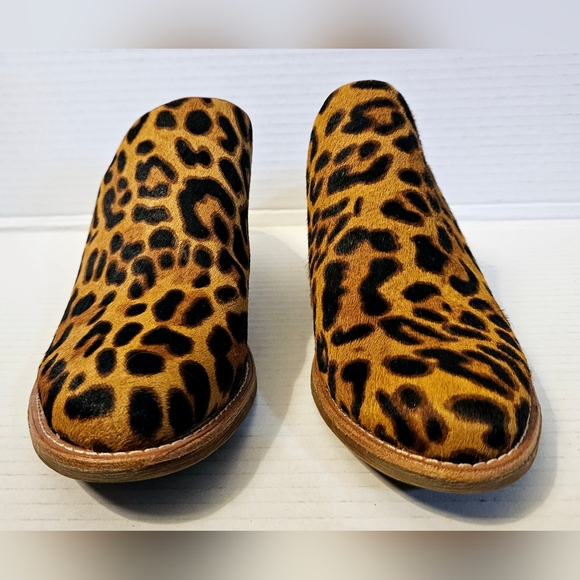 Sofft Ameera Cow hair & leather Animal Print Heeled Mule - Picture 9 of 14